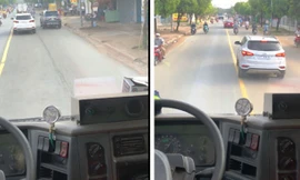 Chủ ôtô cản đường đoàn xe cứu hỏa ở Sài Gòn bị mời làm việc