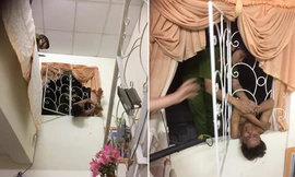 Công an giải cứu tên trộm "trần như nhộng"