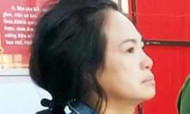 Bà Loan thời điểm bị bắt giữ