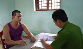 Đối tượng Linh tại CQĐT Ảnh: Công an Quảng Nam)