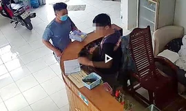 Nam thanh niên thời điểm trước khi nhận phòng. Ảnh: Khách sạn cung cấp