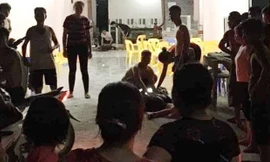 Khu vực nơi xảy ra án mạng khiến 2 nam thanh niên tử vong - Ảnh: OFFB