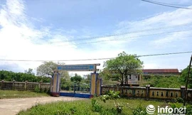 Trường THCS Lê Thuyết, nơi xảy ra vụ việc