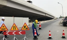 Cấm ôtô qua cầu Thăng Long trong 3 đêm