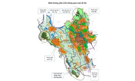 Định hướng phát triển không gian toàn đô thị trong điều chỉnh Quy hoạch chung Thủ đô.