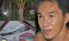 Nghi can Nguyễn Thanh Tâm cùng hung khí 