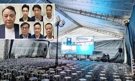 Tòa dựng rạp rộng nghìn chỗ ngồi cho các bị hại theo dõi phiên xử Chủ tịch Tân Hoàng Minh
