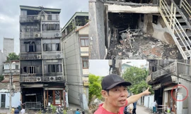 Người hùng bật tường cứu 6 người trong ngôi nhà cháy ở Hà Nội