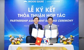 Woori Bank hợp tác cùng LOTTE Rental trong lĩnh vực thuê xe