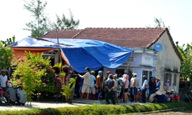 Gia đình tổ chức tang lễ cho nạn nhân