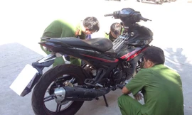 Chiếc xe 2 nghi phạm dùng để gây án