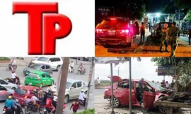 Bản tin Hình sự 18H: Ôtô nổ tung trước quán karaoke nghi bị gài mìn