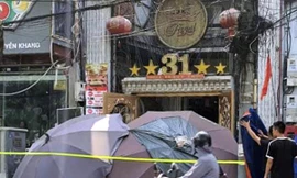 Rơi từ tầng 6 quán karaoke ở Hà Nội, người đàn ông tử vong