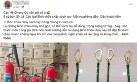 Dân chung cư ở Hà Nội bất an đổ xô mua thang, mặt nạ sau vụ cháy thảm khốc