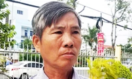 Ông Lê Văn Dữ sau phiên tòa phúc thẩm hôm 28/1