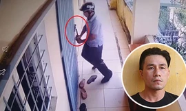 Tên trộm bị bố con chủ nhà tóm gọn