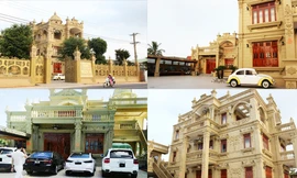 Cận cảnh khám xét, bắt giữ cha con chủ căn biệt thự dát vàng ở Bà Rịa- Vũng Tàu