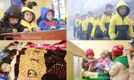 Thầy cô vùng cao Yên Bái chăm lo bữa ăn, giấc ngủ của học trò trong đợt rét đầu tiên năm nay