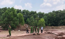 Tạm giữ người vợ nghi giết chồng rồi phi tang xuống ao