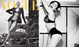 Sau ôm trai lạ hậu chia tay Bradley Cooper, Irina Shayk khoe dáng thần vệ nữ