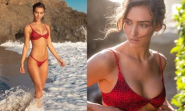 Nàng mẫu 9x đẹp như thiên thần với áo tắm 2 mảnh bé xíu