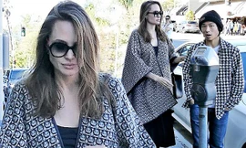 Angelina Jolie lộ diện sau tin Brad Pitt hẹn hò Charlize Theron 