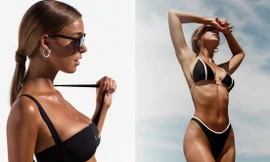 Đường cong thể hình tuyệt đẹp của nàng mẫu Elizabeth Turner 