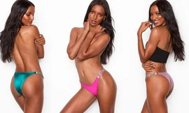 'Thiên thần nội y' Jasmine Tookes ngực trần chụp ảnh hớp hồn người nhìn