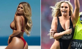 Nàng mẫu khoả thân vừa gây náo loạn chung kết C1 có body nảy lửa 'chết người'