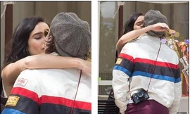 Cậu cả nhà Beckham đắm đuối ôm hôn bạn gái hơn tuổi trên phố