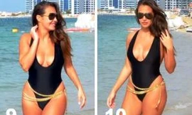 Mê đắm ngắm đường cong 'chết người' của sao truyền hình 9x 