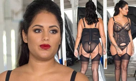 Sao truyền hình 9x Anh quốc nảy nở nóng bỏng với nội y