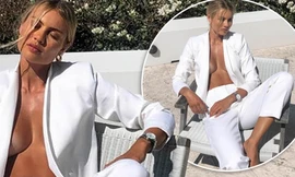 Mỹ nhân áo tắm 9x tung ảnh ngực trần, thả dáng buông lơi cực gợi cảm