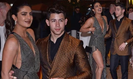 Hoa hậu Priyanka Chopra sexy hết nấc bên chồng trẻ ở Cannes