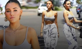 Không nội y, ca sĩ Mỹ tham gia MV Sơn Tùng M-TP tự tin khoe vòng 1 trên phố