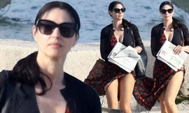 'Tượng đài nhan sắc Ý' Monica Bellucci trẻ đẹp, sexy ngỡ ngàng ở tuổi 54