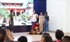 Học sinh Đà Nẵng gọi 'Voọc ơi, khỉ ơi'