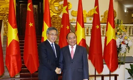 Thủ tướng Nguyễn Xuân Phúc đã tiếp Phó Thủ tướng Trung Quốc Hồ Xuân Hoa. Ảnh: Như Ý 