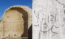 Mặc dù bức tranh chỉ còn lại những mảnh nhỏ, nhưng các chuyên gia của Đại học Haifa, Israel đã có thể phác thảo ra khuôn mặt trong tranh. 