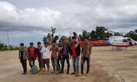 Toàn bộ 26 công nhân của Hoàng Anh Gia Lai đã được trực thăng giải cứu.