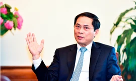 Thứ trưởng thường trực Bộ Ngoại giao,Trưởng Ban tổ chức Hội nghị WEF ASEAN 2018 Bùi Thanh Sơn. (Nguồn: BNG)