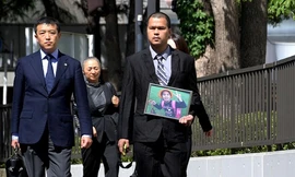 Anh Lê Anh Hào, bố của nạn nhân Lê Thị Nhật Linh mong muốn bị cáo bị tuyên mức án cao nhất, án tử hình, để loại bỏ mối nguy hiểm cho xã hội. Ảnh: Nguyễn Tuyến- Hồng Hà