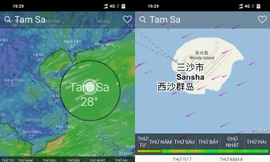 Ghi chú sai tên quần đảo Hoàng Sa của Việt Nam trên ứng dụng Windy đang được cơ quan chức năng VN giải quyết.