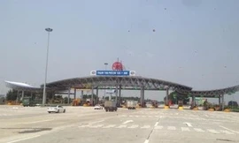 Một trạm thu phí trên tuyến Pháp Vân - Cầu Giẽ