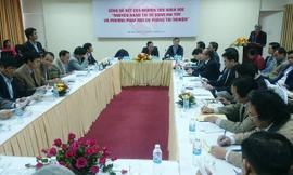 Các đại biểu tham dự lễ công bố ngày 13/1. Ảnh: Tuấn Nguyễn