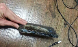Một chiếc Galaxy Note7 phát nổ