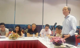 Ông Nguyễn Trần Nam, Chủ tịch Vnrea chia sẻ tại buổi họp báo