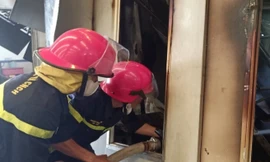 Cháy đại lý kinh doanh ô tô ở Bình Thuận