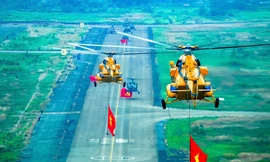 Hợp luyện các khối diễu binh, diễu hành Lễ kỷ niệm 50 năm Ngày Giải phóng miền Nam, thống nhất đất nước