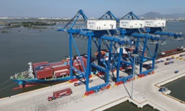 Cảng biển lớn nhất Đồng Nai đón chuyến hàng quốc tế đầu tiên